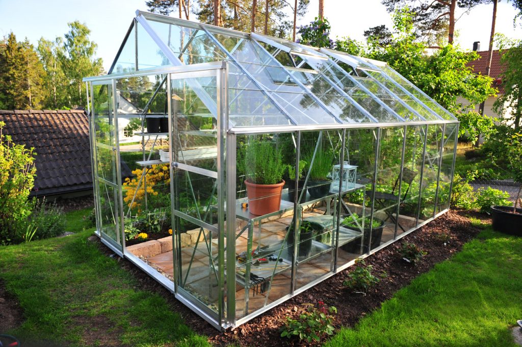 Can you put greenhouse glass in a skip?